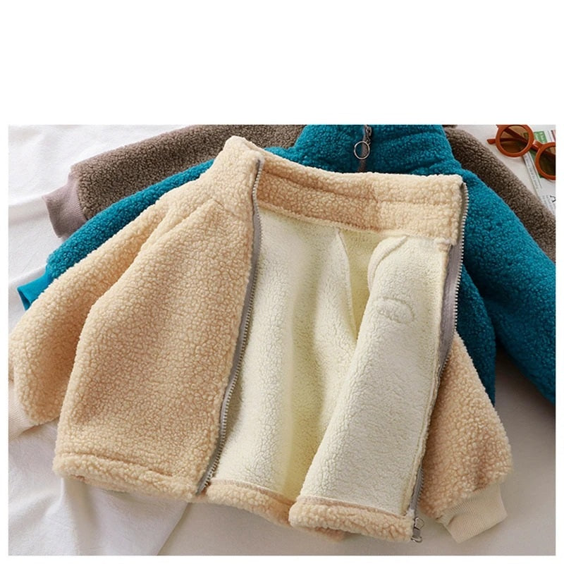 Baby soft plush jacket