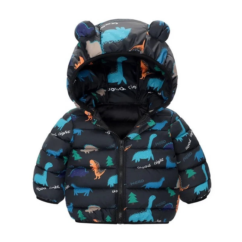Kids hooded lightweight jacket