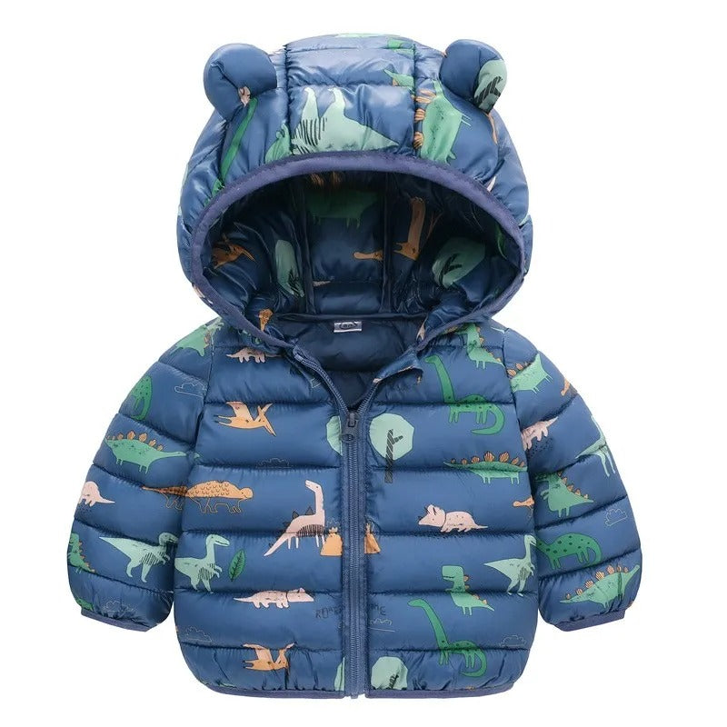 Kids hooded lightweight jacket