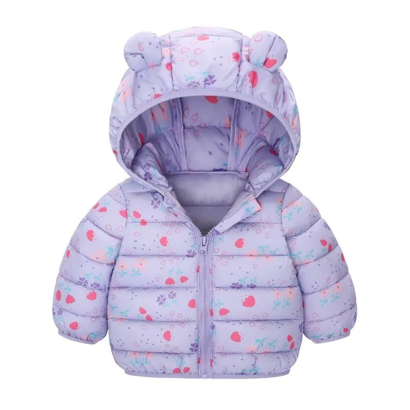Kids hooded lightweight jacket