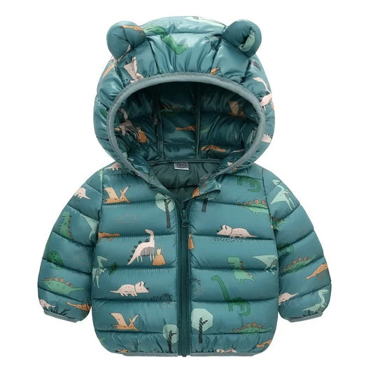 Kids hooded lightweight jacket