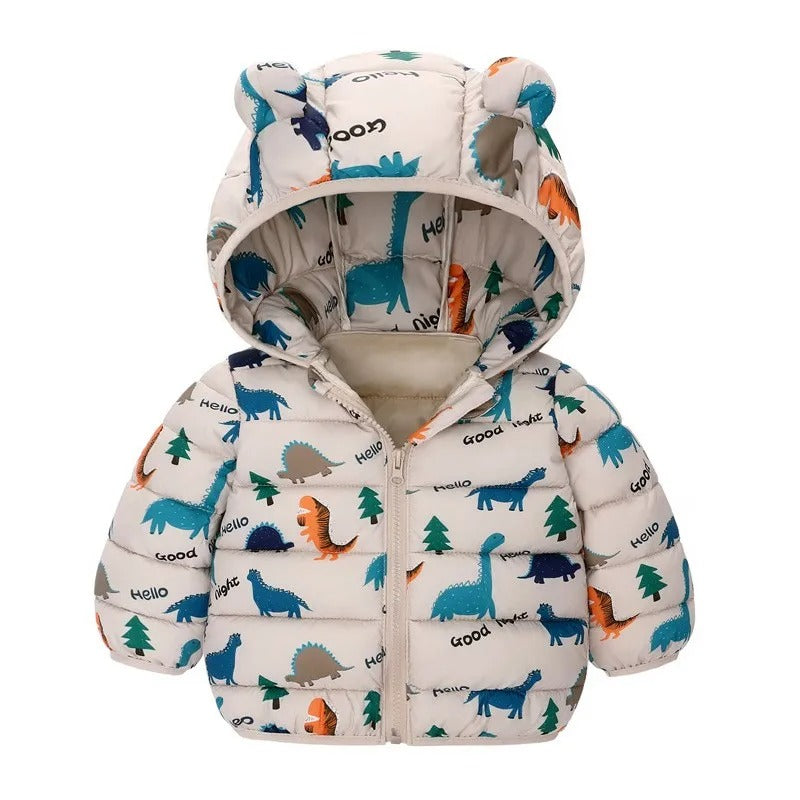 Kids hooded lightweight jacket