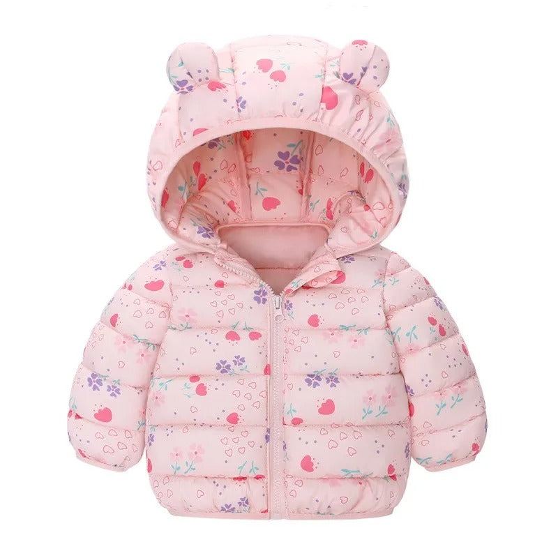 Kids hooded lightweight jacket