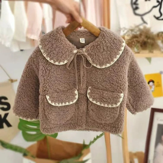 Kids thick wool jacket
