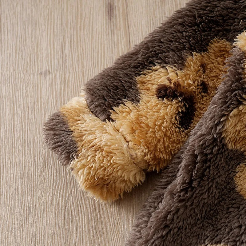 Teddy bear print jumpsuit