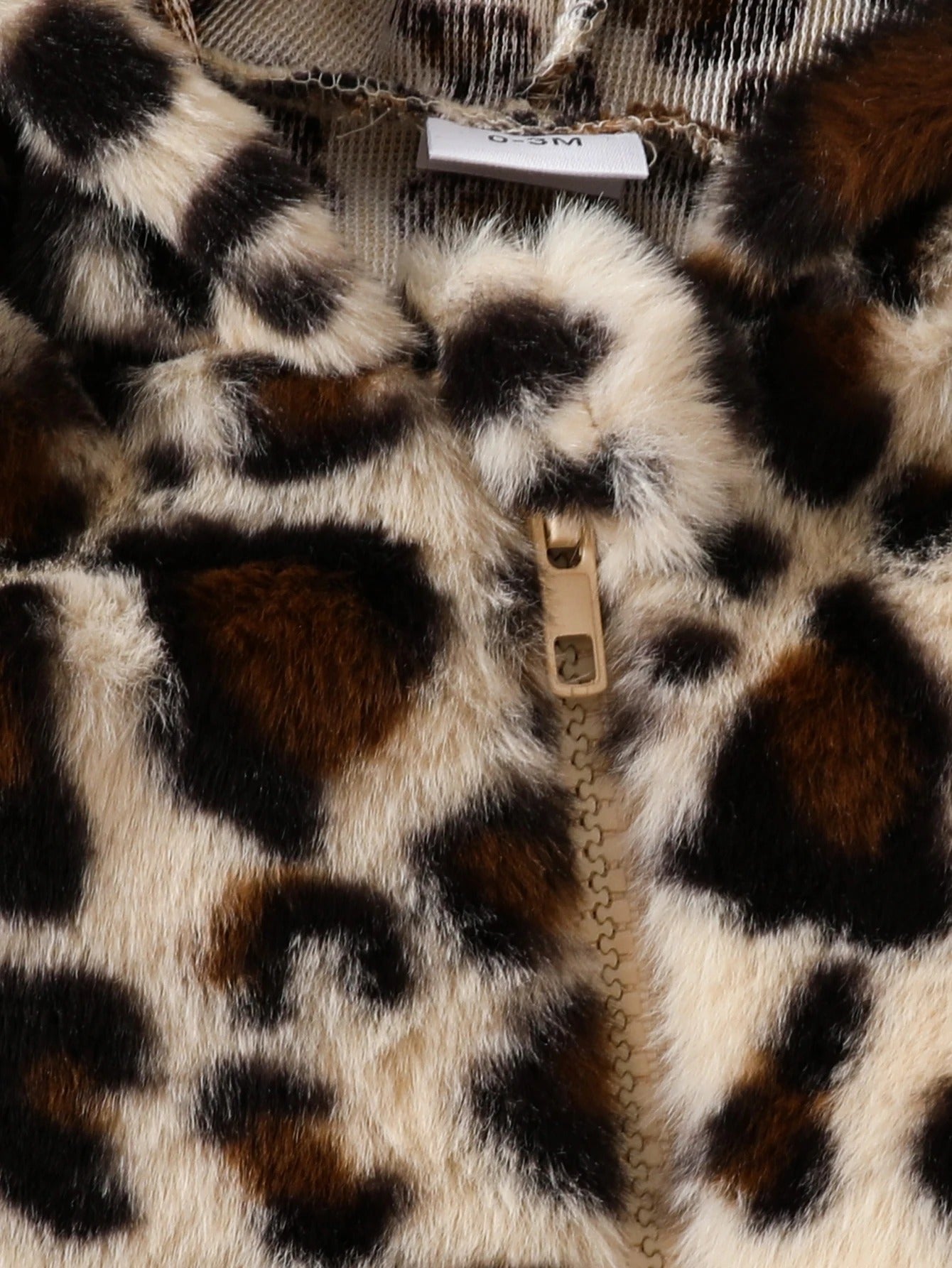 Baby leopard print hooded romper