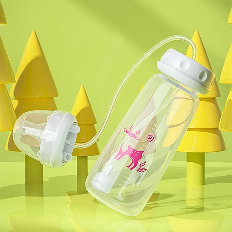 Hands free baby feeding bottle 240ml