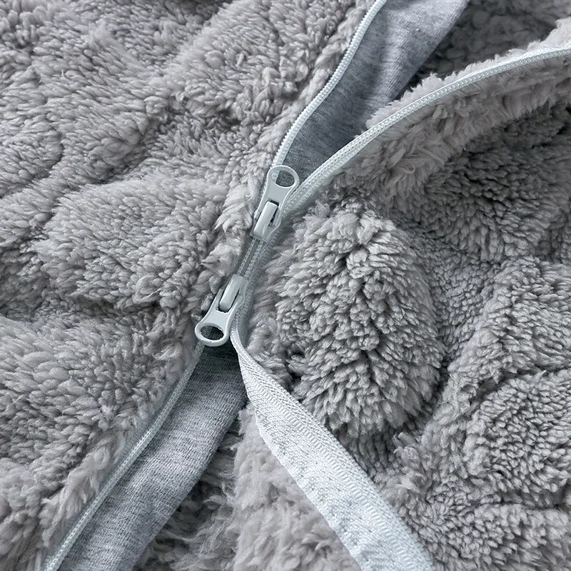 Baby Romper warm hooded fleece