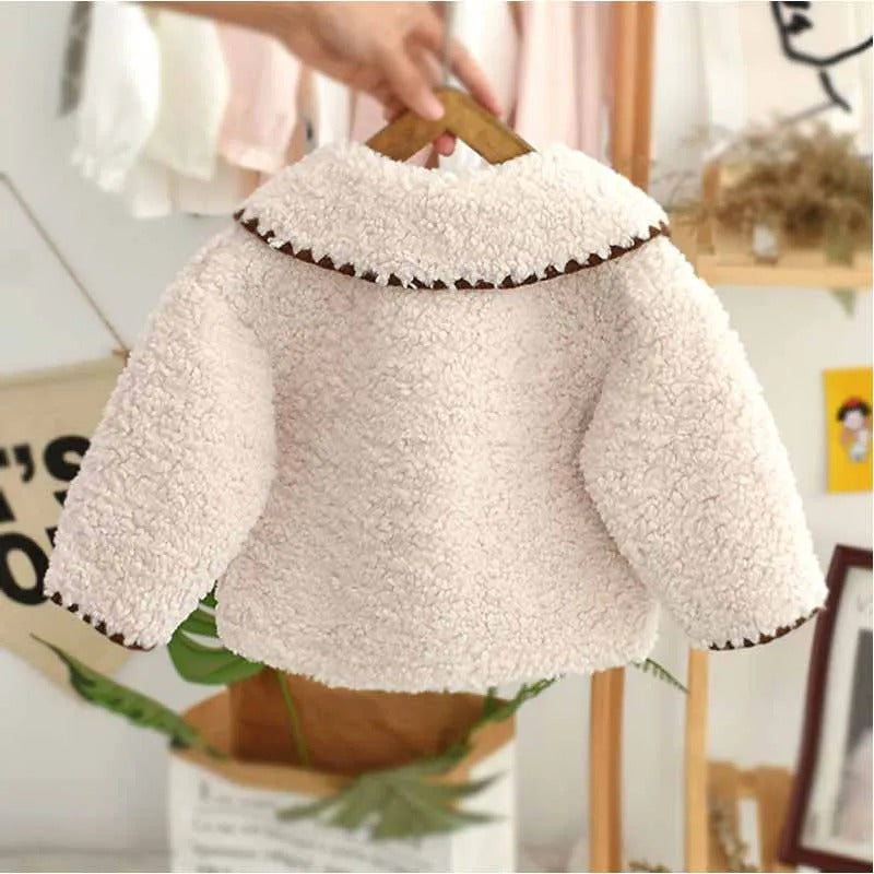 Kids thick wool jacket