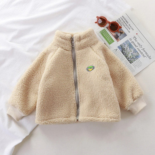 Baby soft plush jacket