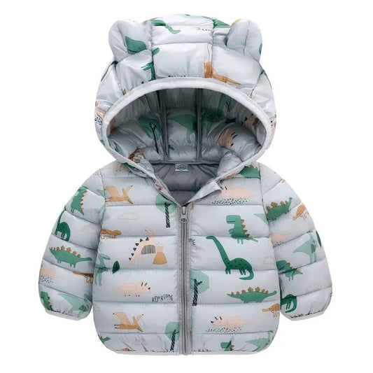 Kids hooded lightweight jacket