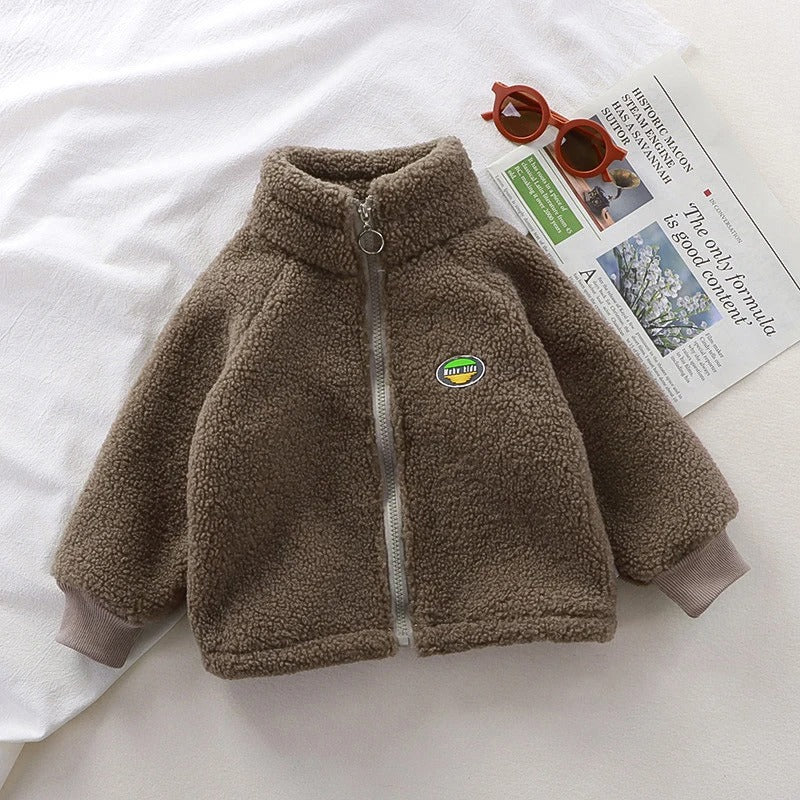 Baby soft plush jacket