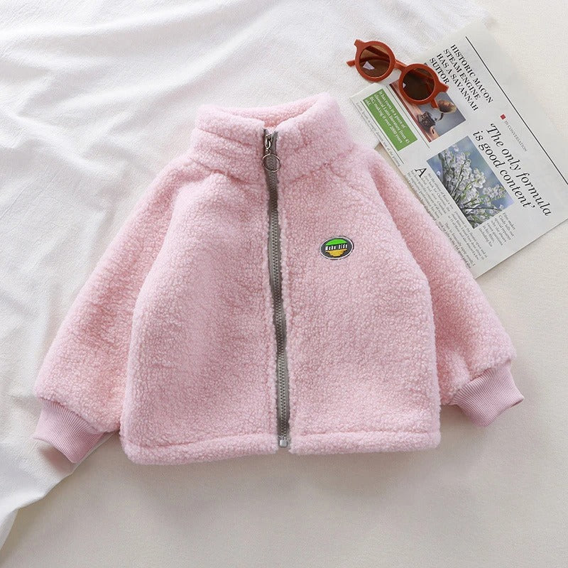 Baby soft plush jacket